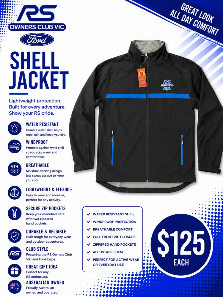 Shell Jacket — $125
