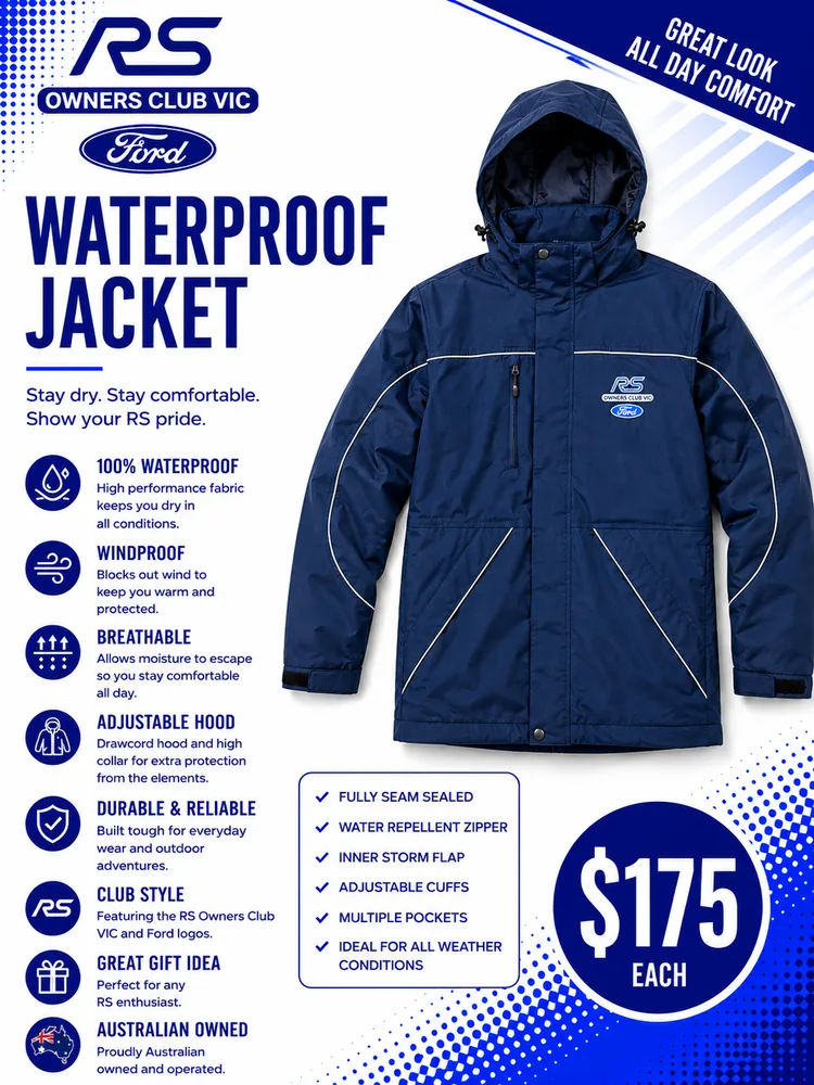 Waterproof Jacket — $175